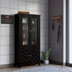 Ambica Woodmart Sheesham wood wardrobe in dark walnut finish, photo 1