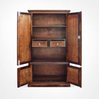 Ambica Woodmart Sheesham wood wardrobe in natural honey finish, photo 5