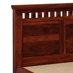 Ambica Woodmart Sheesham wood bed in brown finish, photo 5
