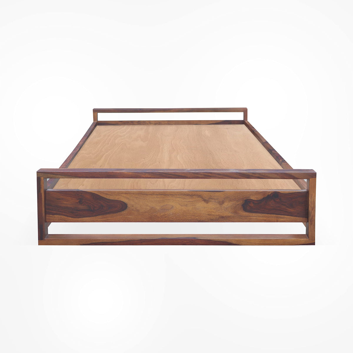 Natural Honey | Ambica Woodmart Sheesham wood bed, natural honey, photo 5