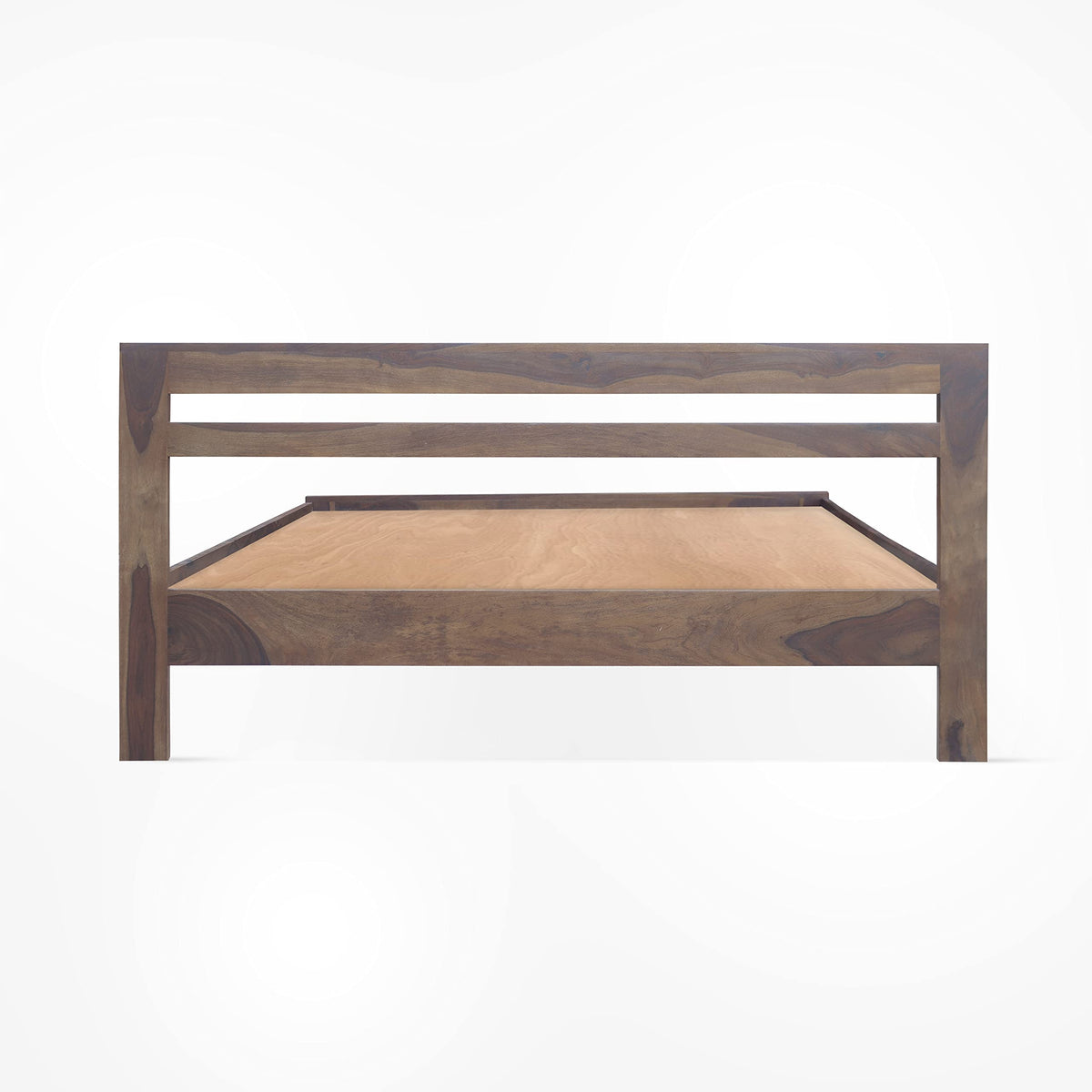 Light Walnut | Ambica Woodmart Sheesham wood bed, light walnut, photo 10
