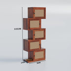 Honey | Ambica Woodmart Sheesham wood storage cabinet, honey, photo 2