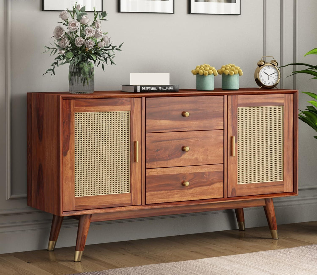 Honey | Ambica Woodmart Sheesham wood chest of drawers, honey, photo 13