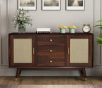Dark Brown | Ambica Woodmart Sheesham wood chest of drawers, dark brown, photo 1
