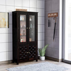 Ambica Woodmart Sheesham wood wardrobe in dark walnut finish, photo 7