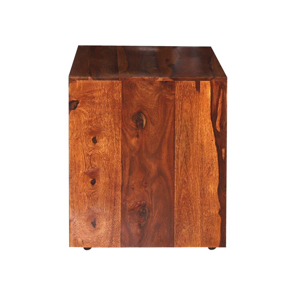 Mamon Wood Decor Sheesham Wood Bedside Table – Design 13