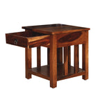 Mamon Wood Decor Sheesham Wood Bedside Table – Design 2