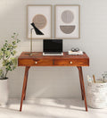 Ambica Woodmart Sheesham wood study table in honey finish, photo 1