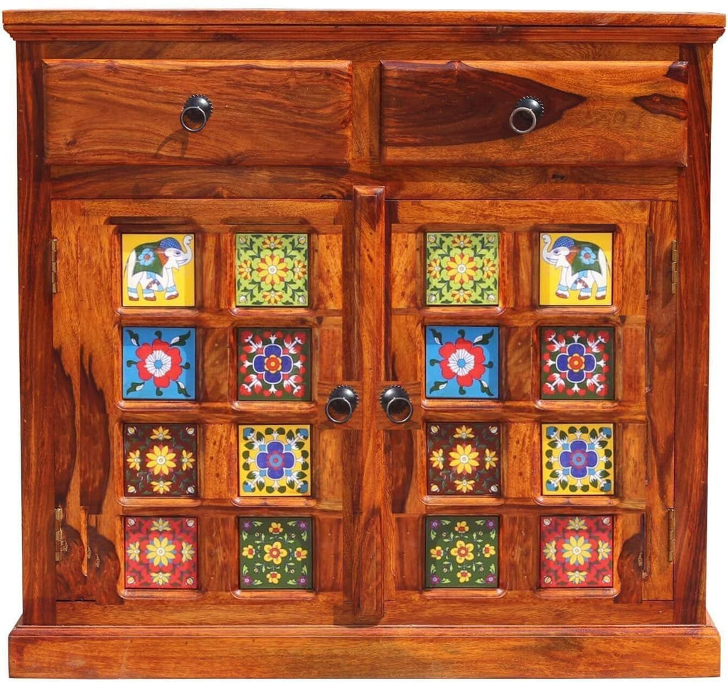 Mamon Wood Decor Free Standing Movable Tv Cabinet for Living Room