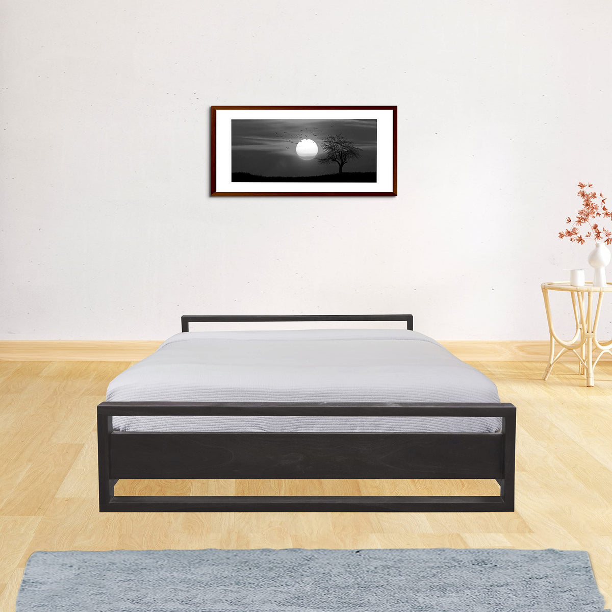 Walnut | Ambica Woodmart Sheesham wood bed, walnut, photo 11